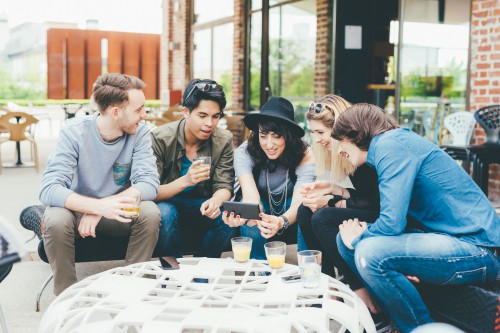 Group of workforce millennials