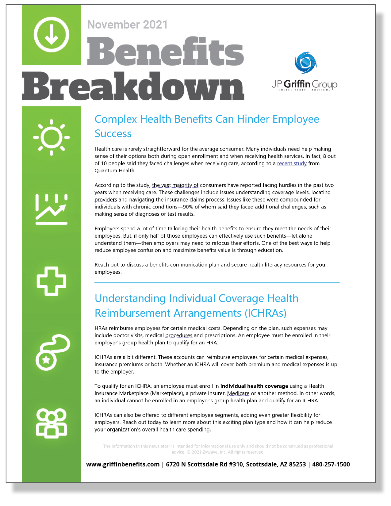 Benefits Breakdown Newsletter - November 2021 10.15