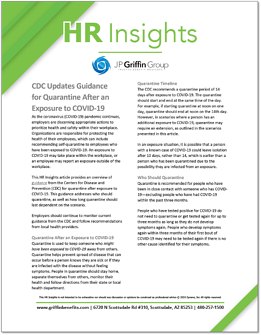 CDC Updates Guidance for Quarantine After An Exposure to COVID-19-1