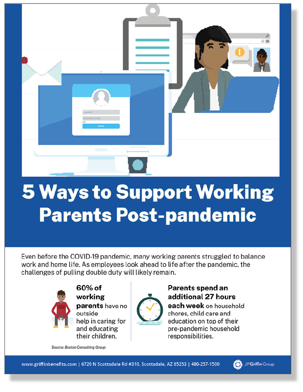 Supporting Working Parents Post-pandemic - Infographic