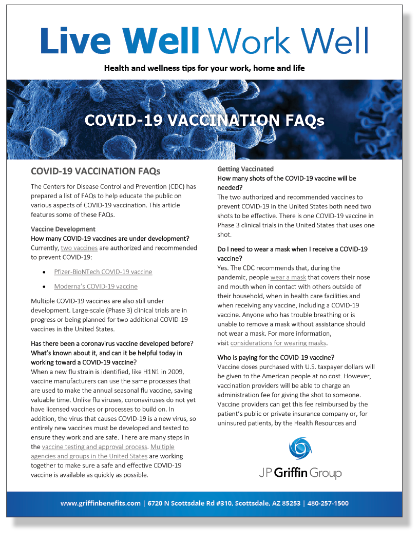 COVID-19 Vaccination FAQs