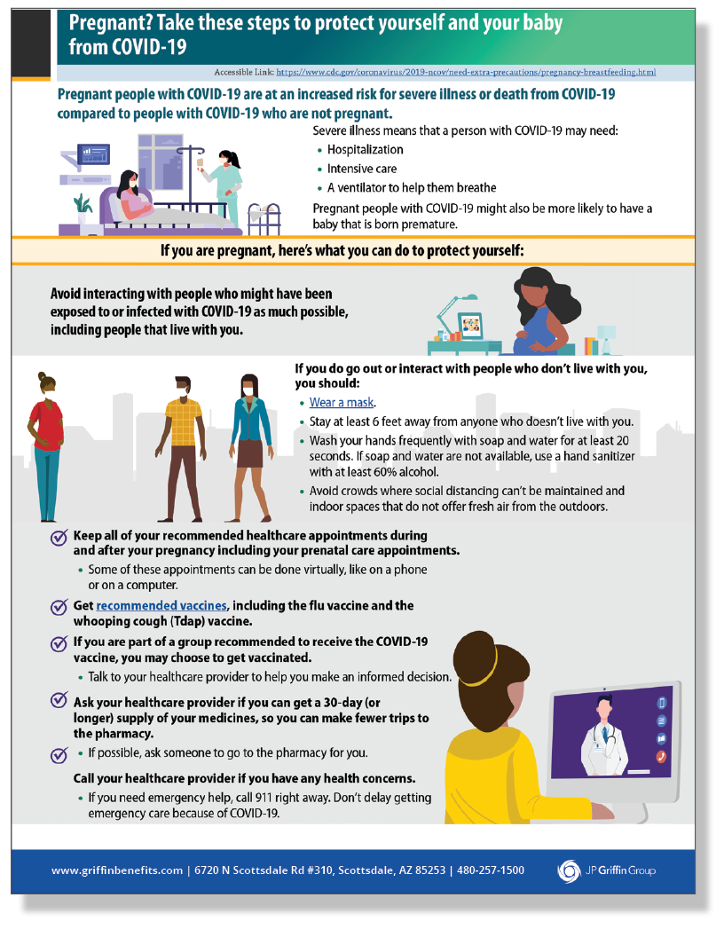 Protective Steps To Take If You Are Pregnant - Poster