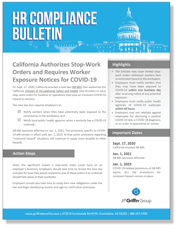 California Authorizes Stop-Work Orders and Requires Worker Exposure Notices for COVID-19_FINAL1