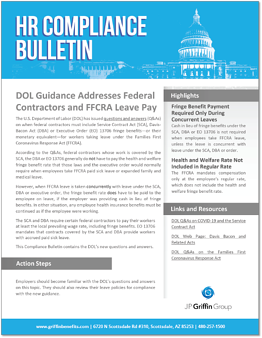 DOL Guidance Addresses Federal Contractors and FFCRA Leave Pay-1