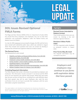 DOL Issues Prevised Optional FMLA Forms-1