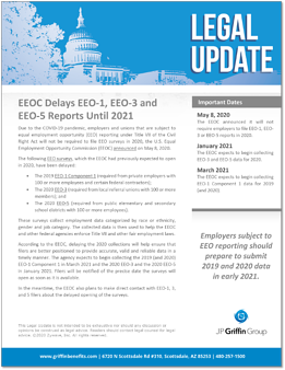 EEOC Delays EEO-1, EEO-3, and EEO-5 Reports-1