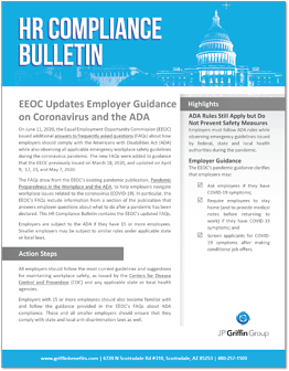 EEOC Updates Employer Guidance on Coronavirus and the ADA-1-1