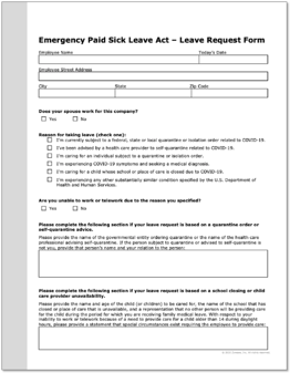 Emergency Paid Sick Leave Act – Leave Request Form-1