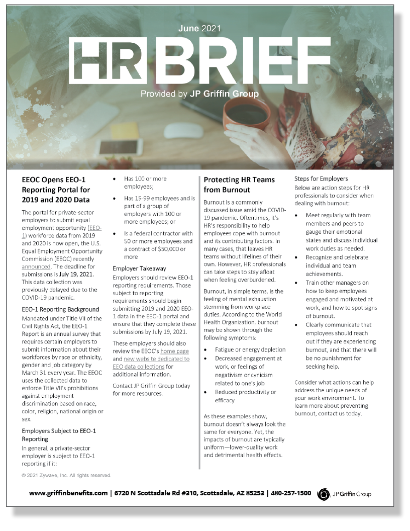 HR Brief Newsletter - June 2021 (Added 5/13)