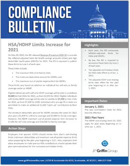 HSA HDHP Limits Increase for 2021-1