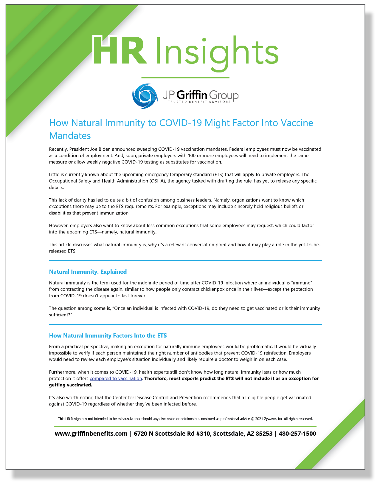 How Natural Immunity to COVID-19 Might Factor Into Vaccine Mandates