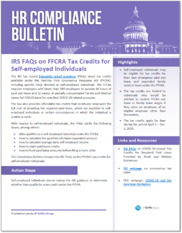 IRS FAQs -FFCRA Tax Credits for Small and Midsize Businesses-1