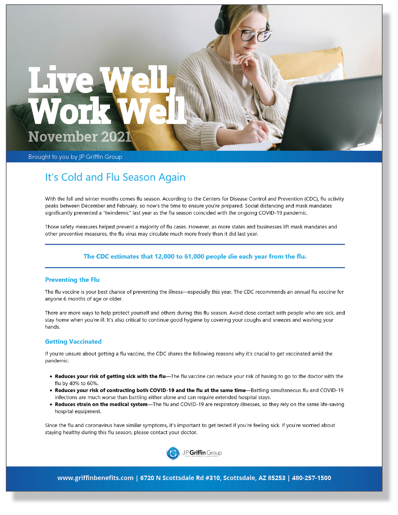 Live Well, Work Well Newsletter - November 2021 10.15