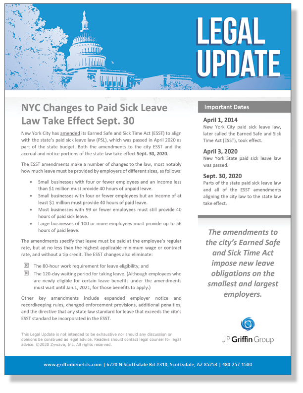 NYC Changes Paid Sick Leave Law_FINAL