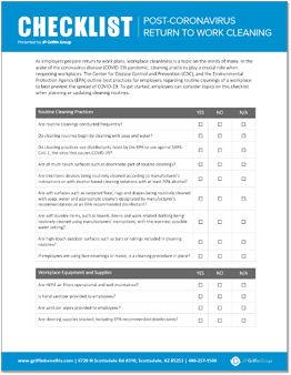 Post-coronavirus Return to Work Cleaning Checklist_FINAL-1