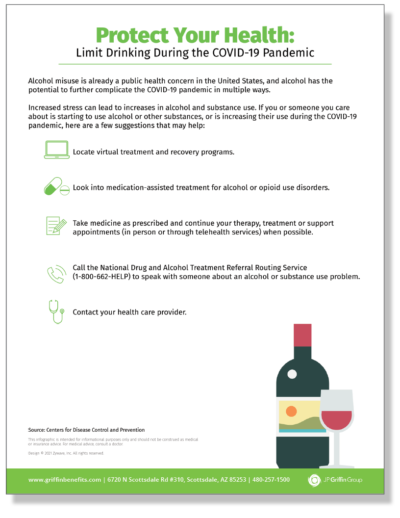 Protect Your Health - Limit Drinking During the COVID-19 Pandemic