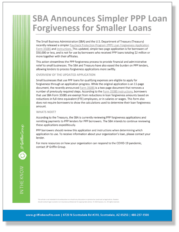 SBA Announces Simpler PPP Forgiveness for Smaller Loans_FINAL