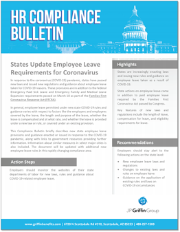 States Update Employee Leave Requirements for Coronavirus (3/28)