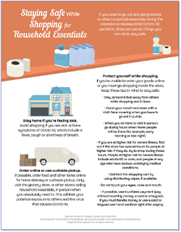 Staying Safe While Shopping for Household Essentials Infographic-1