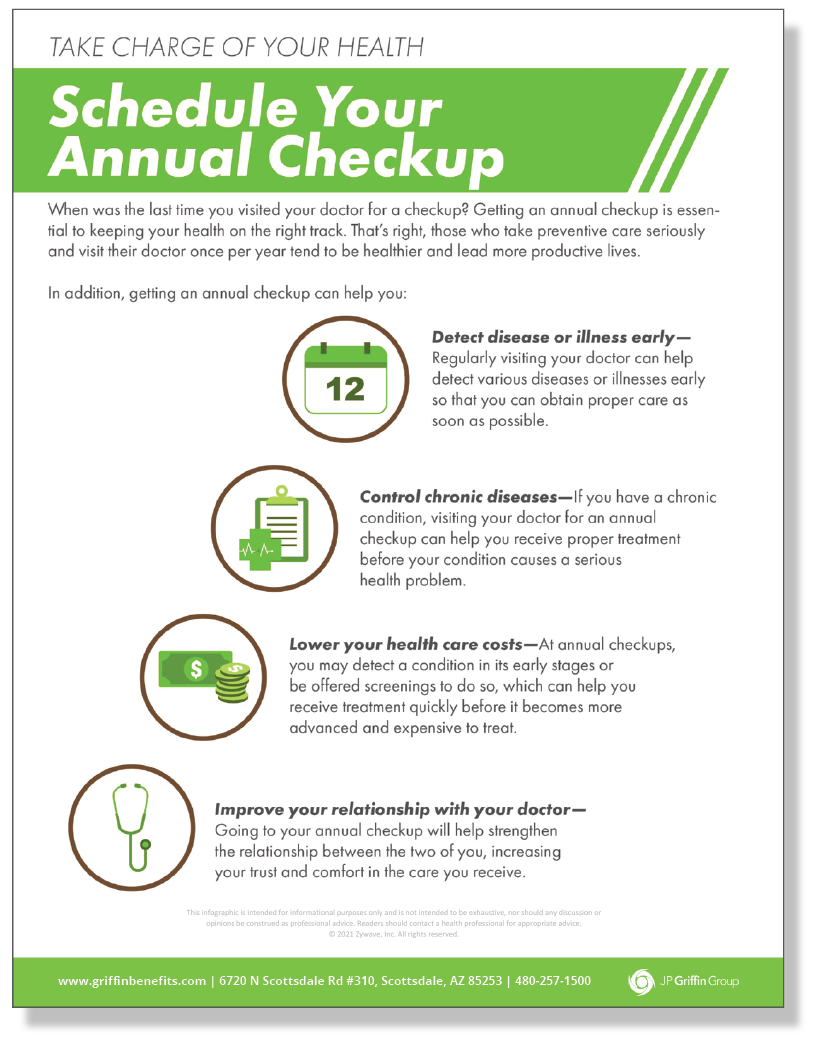 Take Charge of Your Health Infographic - June 2021 (Added 5/12)