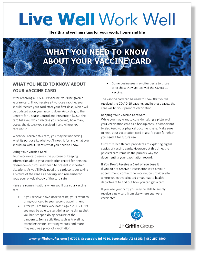 What You Need to Know About Your Vaccine Card (413)